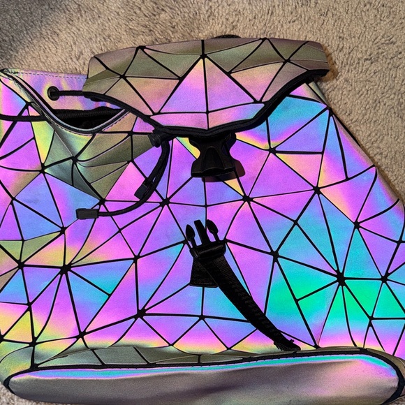 Geometric Iridescent Backpack - Picture 6 of 6